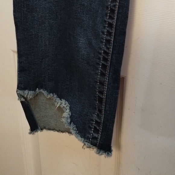 Plus Size Seven7 Ripped Ankle Skinny Jeans - Picture 10 of 14